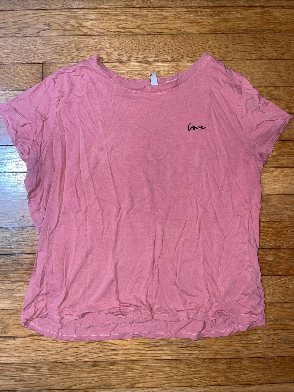 H&M Rose Pink Short Sleeve Tee